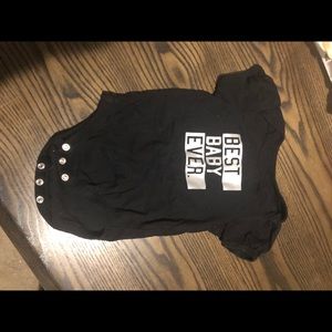 Black best baby ever onesie. MUST BUNDLE!